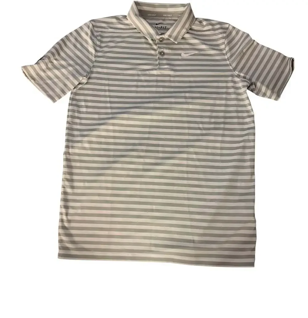 Nike Golf Dri-FIT Striped Dallas Cowboys Polo Shirt Youth Size L